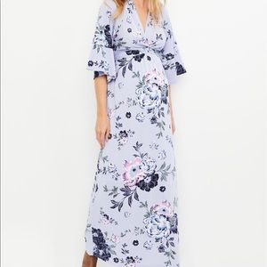 Jessica Simpson Maternity Wrap Kimono Dress